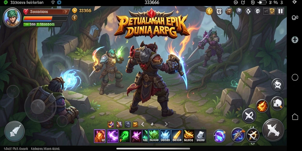 Tampilan gameplay 333666 yang mendebarkan dalam dunia ARPG.