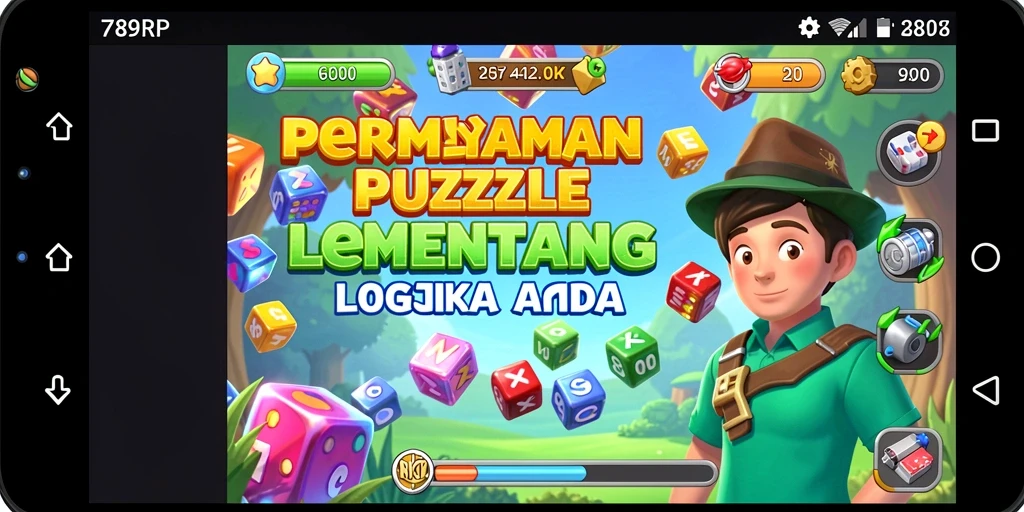 Tampilan gameplay menantang dari 789RP yang penuh warna.