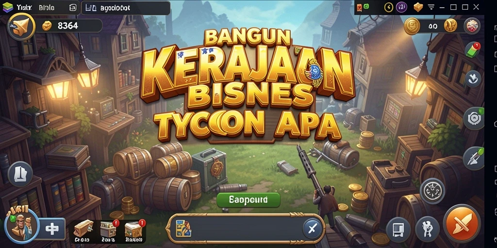 Tangkapan layar gameplay 8364 menampilkan keseruan membangun bisnis.