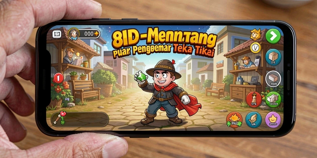 Screenshot gameplay 8ID menampilkan berbagai teka-teki seru.