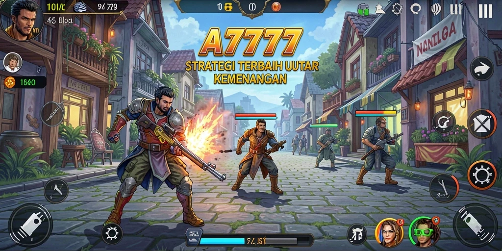Tampilan gameplay A7777 dengan elemen strategi yang mendebarkan.
