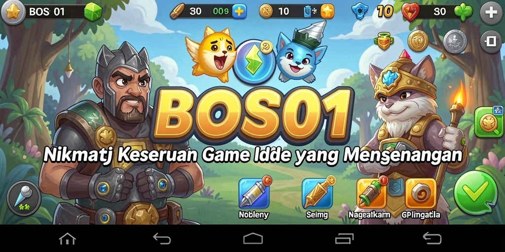 Tampilan gameplay BOS01 yang menarik dan seru.