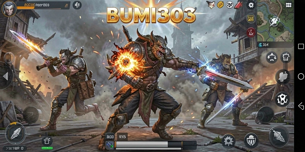 Gameplay seru dan strategi mendebarkan di BUMI303.