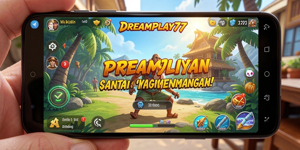 Tangkapan layar utama DREAMPLAY77 menampilkan gameplay yang mengasyikkan.