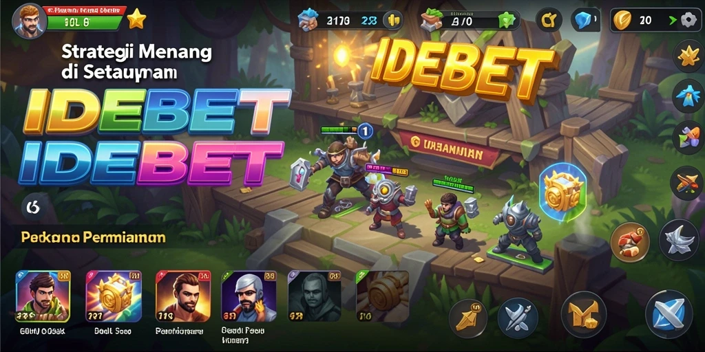 Tampilan gameplay strategi yang menarik dan menantang.