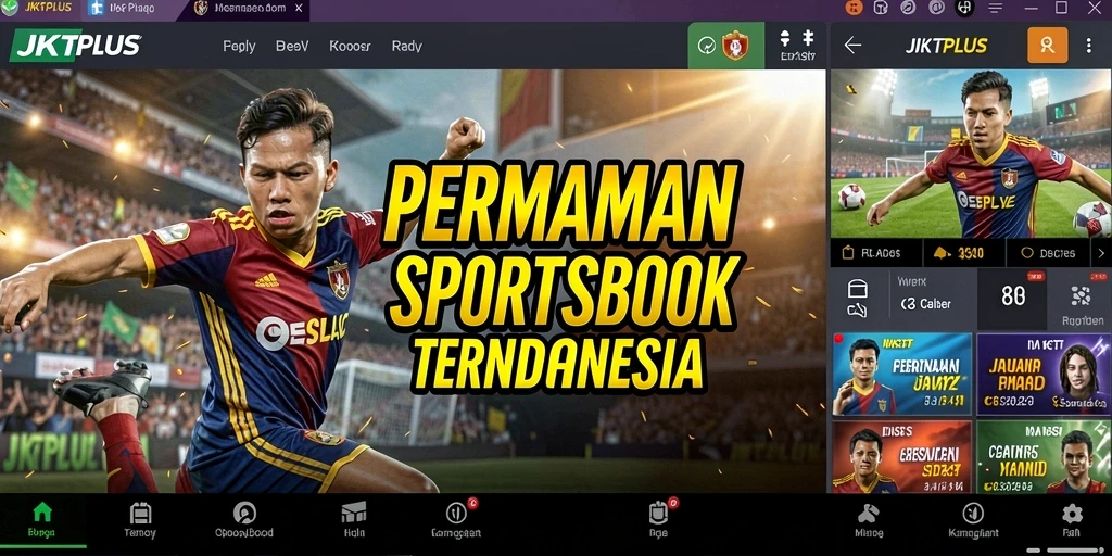 Tampilan gameplay taruhan dalam aplikasi JKTPLUS yang menarik.
