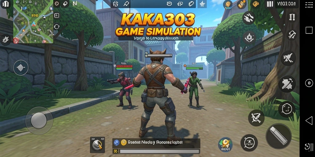 Tampilan gameplay KAKA303 dengan berbagai pilihan aktivitas Simulation.