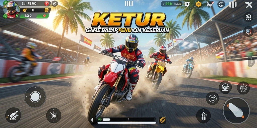 Tampilan gameplay KETUA yang seru dan mendebarkan.