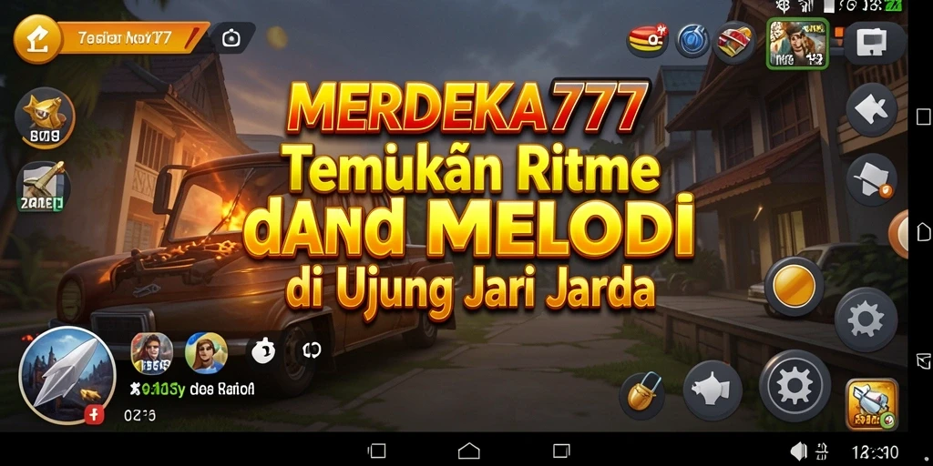 Tampilan gameplay MERDEKA777 yang seru dan interaktif saat bermain musik.