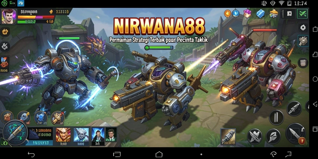 Tangkapan layar gameplay NIRWANA88 yang menunjukkan strategi seru.