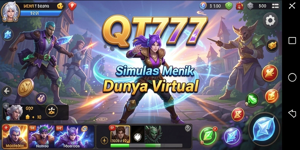 Tangkapan layar menampilkan gameplay simulation yang menarik dan mendalam.