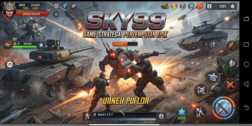 Tampilan gameplay SLG yang menegangkan dan strategis.