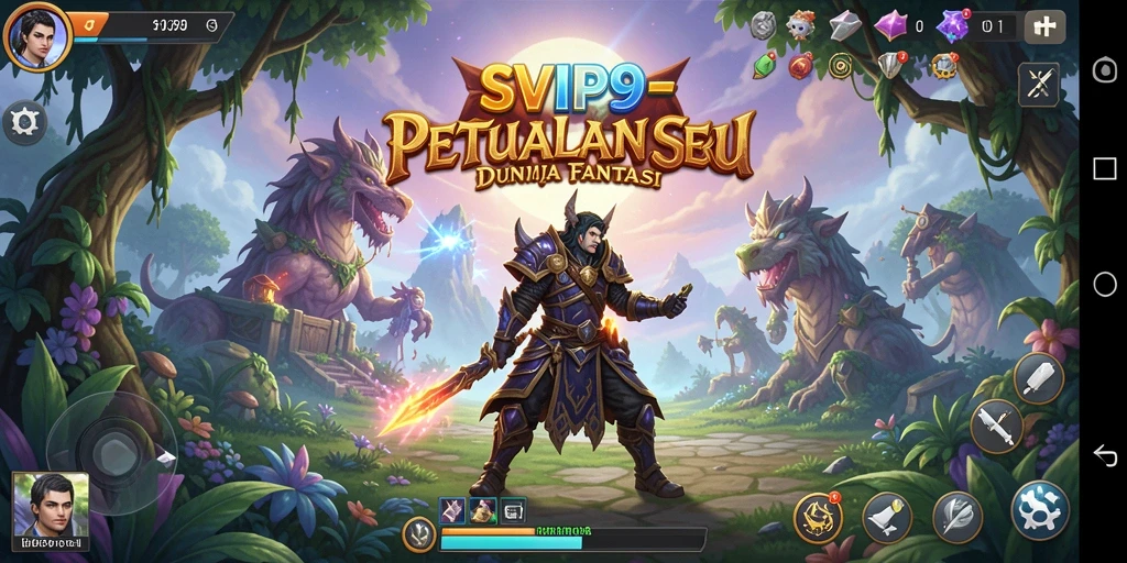 Tampilan gameplay SVIP9 yang penuh aksi dan petualangan seru.