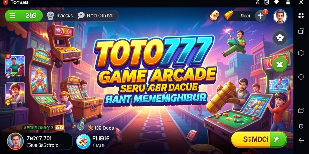 Screenshot gameplay TOTO777 yang penuh warna dan seru.