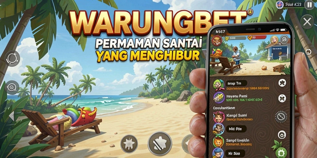 Tangkapan layar menampilkan gameplay seru WARUNGBET.