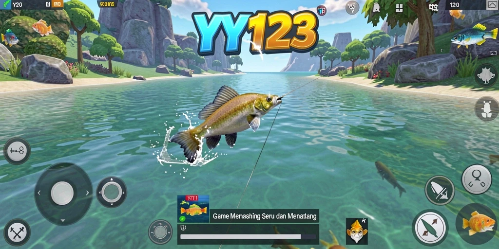 Gameplay memancing yang seru dan menantang di YY123.